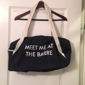Jean duffel gym bag